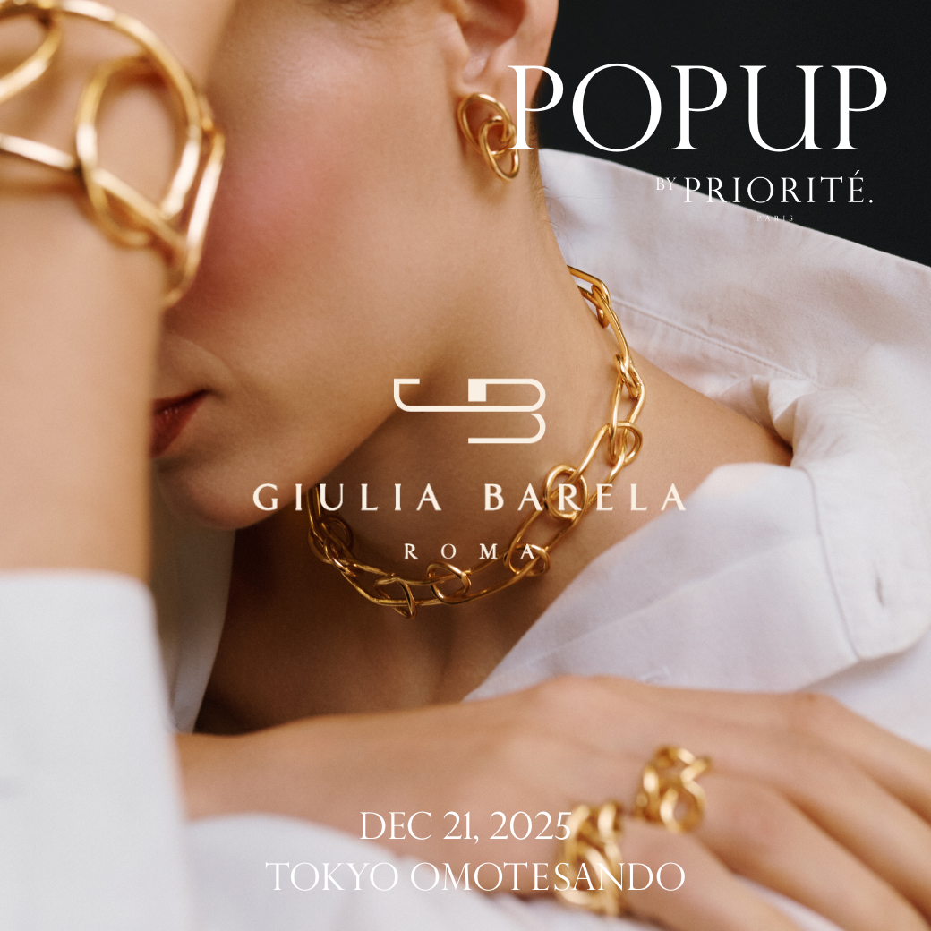 【POP UP in Tokyo】プリオリテ2025年12月イベント開催のお知らせ